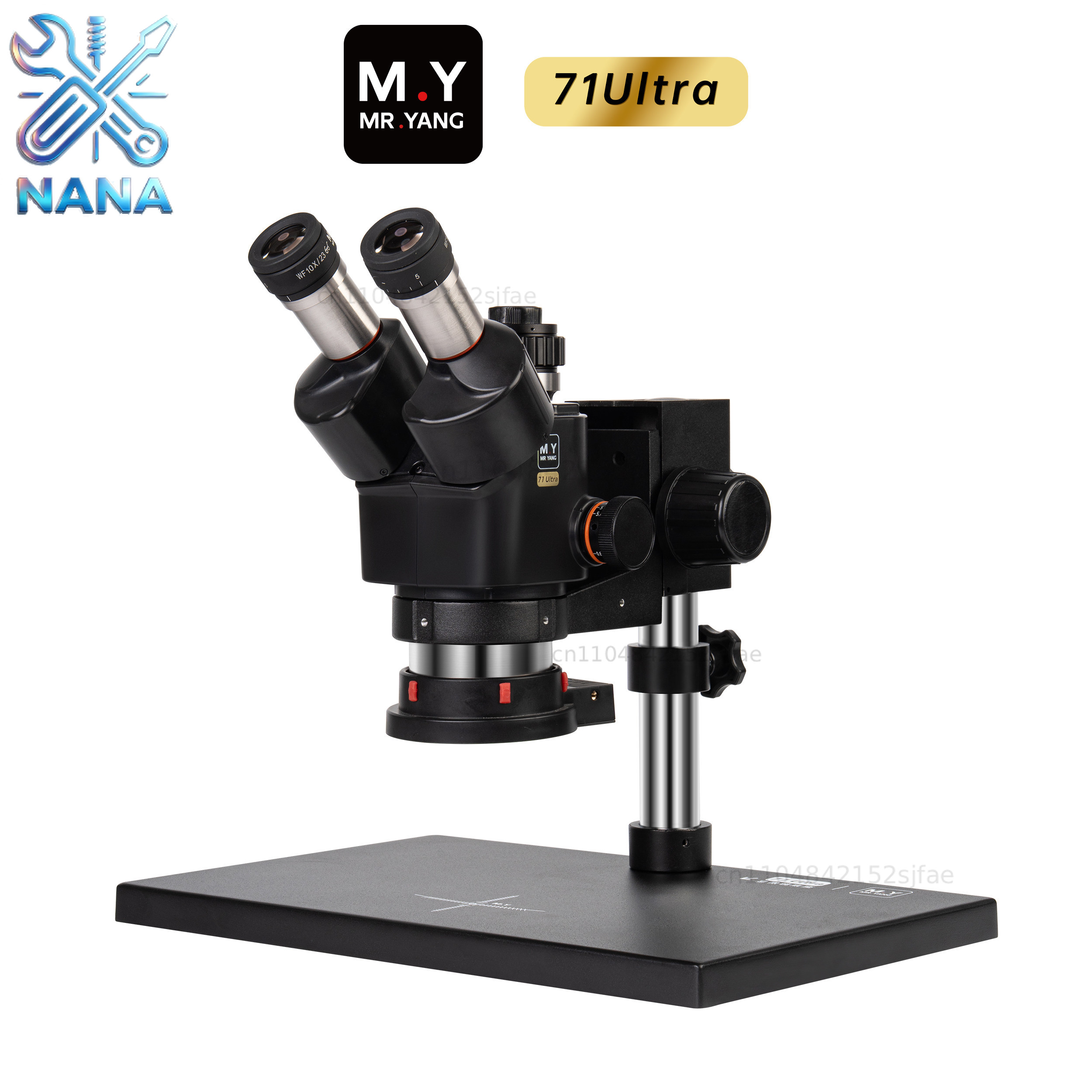 Stereo Trinocular Microscope Pcb - YCS MR.YANG 71 ULTRA Trinokularmikroskop 6,5-58X