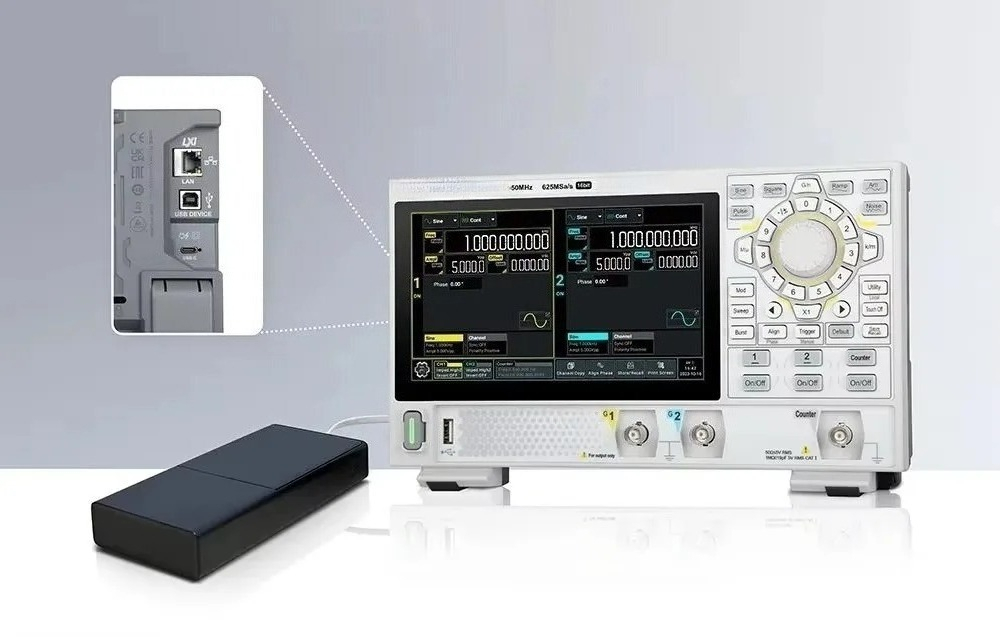 Function Arbitrary Waveform Generator - DG822 Pro Arbiträrer Wellenformgenerator 25MHz 2-Kanal-Funktionssignalquelle