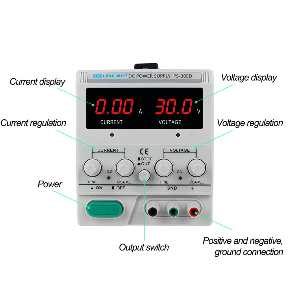 LW PS-305D 30V 5A 150W Einstel – Linear Lab Power Supply Adjustable Bewertung und Preis