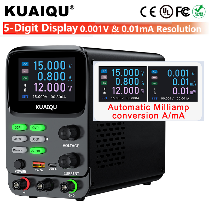 KUAIQU 5-stelliges Netzteil Ei – Programmable Dc Power Supply 30V 10A Bewertung und Preis